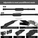 3 Pack Adjustable Chair Carry Strap with Upgraded Padded Shoulder Support, Hands-Free Sling for Folding Camping Chairs, Hiking & Outdoor Trips