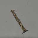 MioHHR Slim Metal Bands Compatible with Apple Watch Bands for Women 38mm 40mm 41mm 42mm (Series 11 10), Stainless Steel Strap Bands for iWatch Series 11 10 9 8 7 6 5 4 3 2 1 SE3/2/1, Silver/Gold