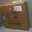 SpaceAid 4 Tier Rotating Shoe Rack Tower, Spinning Shoe Display Lazy Susan, Revolving 360 Shoe Rack Storage Round Carousel, Vertical Handbag Rotate Shoes Closet Organization (4-Tier White)