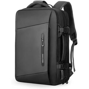MARK RYDEN Travel Backpack for Men, 38L Flight Approved Carry on Backpack, 17.3 Inch Laptop Backpack with USB Charging Port, Waterproof Business Backpack