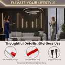 9-Lights LED Recessed Lighting Wall Panel Lights,Self-Adhesive Wood Slat Wall Panel Strip Light,4000K Touchable Switch Dimmable LED Aluminum Channel lamp,Under Cabinet Light(39in+31.5in+23.6in)