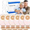 20 PCS Colostomy Bags, 15mm-65mm Ostomy Supplies, One-Piece Ostomy Bays for Lleostomy Stoma Care, Cut-to-Fit.