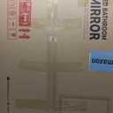 Keonjinn LED Bathroom Mirror 30  x 30  with Frontlit & Backlit, Lighted Mirror for Bathroom Wall with Dimmable 3-Color Lights, Anti-Fog Mirror with HD Tempered Glass, UL-Listed LED Driver