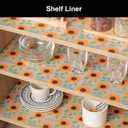 Cooyes Shelf Liner Premium Non-Adhesive Cabinet & Drawer Liner for Kitchen Waterproof Shelf Paper with Modern Pattern Durable EVA Cabinet Mat Easy to Cut 24" W x 360" L