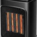 VIVOSUN 1500W Space Heater for Indoor Use, Portable Electric Heater with Adjustable Thermostat, 1500W/900W/700W/Fan Only with 4 Modes for PTC Fast Heating, Overheat & Tip-over Protection, ETL Listed