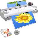 Laminator Machine 11X17 with 70Letter Size Laminating Sheets for A3/A4,13Inch Wide Thermal Hot&Cold 2Roller Lamination Laminated 3-5mil for Office Home School Teacher,with Paper Cutter,Corner Rounder