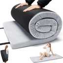 Foam Camping Mattress - Portable Roll Up Sleeping Pad for Car, Tent, Cot & Floor - Waterproof, Comfortable & Compact with Travel Bag