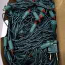 Wabarle Led Christmas Net Lights for Bushes, 132LED 6FT x 6FT Connectable UL Certified Net Lights for Bushes Tree Shrubs Xmas Trunk Green Wire Christmas Decorations(Red and Green)