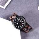 Wongeto Band for Samsung Galaxy Watch 3 Band 41mm,20mm Resin Replacement Wristband with Metal Buckle for Samsung Galaxy Active 2 Watch Band 40mm 44mm for Women Men (Flower Grey for 41mm)