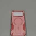 3 in 1 for iPhone 17 Pro Max Case [Compatible with MagSafe] [Invisible Kickstand] [HD Screen Protector] [Camera Lens Protector], Protective Magnetic Phone Cover for iPhone 17 Promax (Pink)