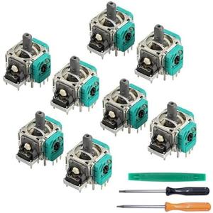 Genuine Analog Joysticks Repair Kit Compatible with X-One - Fixes Stick Drift, Broken, and Loose Joysticks on Regular, S, and Elite Series 1 Controllers Set
