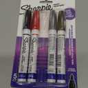 Sharpie Oil-Based Paint Markers, Medium Point, Assorted & Metallic Colors, Count of 4 - Great for Rock Painting