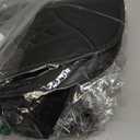 DgiqLeite Car Seat Cushions, Car Seat Cover Foldable Portable Seat Cover for Back and Seat Cushions with Bottom Anti Slip Silicon(1 Pack/Black)