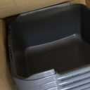 5 Catit Airsift Jumbo Hooded Litter Pan, Warm Gray - Privacy and Easy Access for Cleaning - Ideal for Larger or Multiple Cat Households