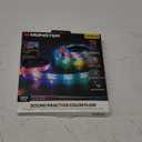 Monster 13.1ft Color Flow Multi-Color LED Light Strip, Indoor, Fun Flash Mode, Remote Control, Dimmable, Self Adhesive, Timer, 120 RGB+IC LEDs, USB Powered, Multi-White, Sound Reactive