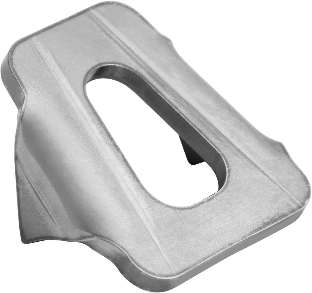 4 Pack Weld On Axle Housing Bracket, Ratchet Strap Flat Back Tie Down Bracket for 3" OD Trailer Axle, 1/4" Thick