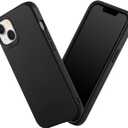 RhinoShield Case Compatible with [iPhone 13/14] | Solid Suit - Shock Absorbent Slim Design Protective Cover with Premium Matte Finish 3.5M / 11ft Drop Protection - Classic Black