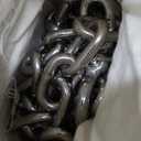 316 Stainless Steel Boat Anchor Chain with 2 Pcs Anti-Off Shackles, Marine Grade (4FT, Silver)