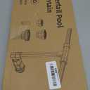 POOLHOUR 2025 Height Upgrade Pool Fountain - Dual Spray High-Pressure Adjustable Waterfall Sprinkler Cooler for Above-Ground & Inground, 360° Cooling Jet & Relaxation Features, White