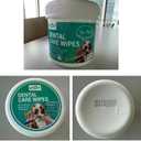 2 x Teeth Cleaning Wipes for Dogs & Cats, Dog Finger Toothbrush Wipes, Dog Dental Care Finger Wipes, Dog Tooth Brushing Kit, Remove Plaque & Tartar Buildup, Fresh Breath (50 PCS, Unscented)