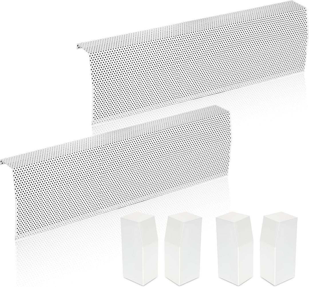 Redants 2 Pack 2 FT Baseboard Heater Covers with Left and Right Endcaps