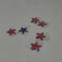 UOUYOO Patriotic Star Streamers Banner Garland 6 Strands 4th of July Decorations Party Paper Hanging red White and Blue for Fourth of July Decor Independence Day