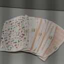 Organic Burp Cloths Baby Boy & Girl - 5-Pack Super Absorbent Cotton Burping Cloths for Babies, Soft & Plush Newborn Spit Up Rags, Infant Towels for Milk Spit Up, Unisex, Large 21" x 10" (Sweet Charm)