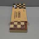 Folding Storage Wooden Chess Board Sets - 3 in 1 Chess Board Game for Adults and Kids (Backgammon, Checkers), Exquisite Wooden Chess Set