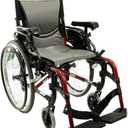 Karman 29 pounds S-305 Ergonomic Wheelchair 18" Pearl Silver