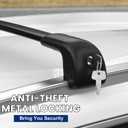 330LBS Lockable Roof Rack Cross Bars Fit for 2021 2022 2023 2024 2025 2026 Chevy Tahoe Suburban Yukon Escalade, Aluminum Crossbars Cargo Racks Rooftop Luggage Canoe Kayak