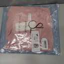 Sucolan Women's Summer Tops Dressy Casual Notch V Neck Ruffle Short Sleeve Flowy Shirts Cute Blouses Tops (Pink, S)