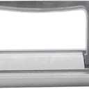 Folding Pull Handle,Zinc Alloy Recessed Handles Container Handle, TTZEZE Flush Lift Recessed Handle Flush Ring Pull for Furniture Drawer Cabinet Door Chest Toolbox (Silver 130x91x19.5mm/5.1x3.6x0.8'')