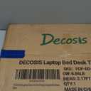 Laptop Desk for Bed Height Adjustable, Lap Bed Table with USB/Storage Drawer/Cup Holder/Tablet Stand/Book Shelf, Foldable Breakfast Tray Portable for Reading Writing, Sofa & Floor, Black