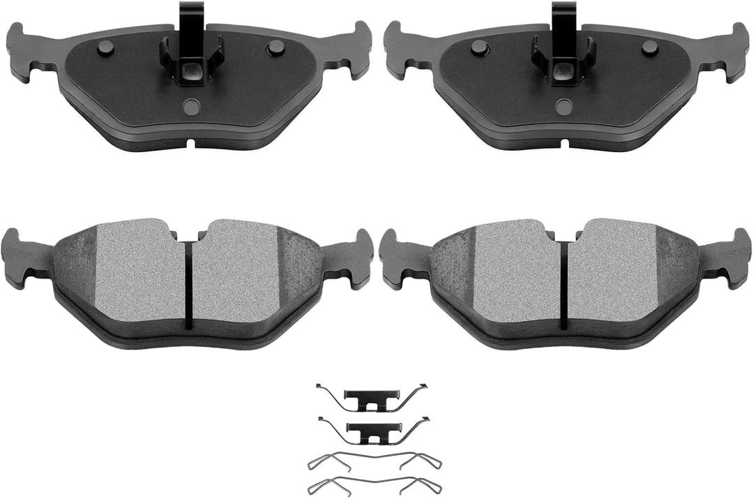 AUTOMUTO 4PCS Rear Ceramic Disc Brake Pads Set D763 For BMW 318i 318is 318ti 320i 323Ci 323i 323is 325Ci 325i 325is 325xi 328Ci 328i 328is Z3 Z4 For Rolls-Royce Park Ward For Saab 2020/9/5