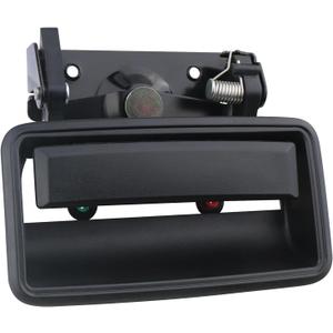 APPERFiT Metal Tailgate Handle Latch w/Bezel Black Compatible with Chevrolet Chevy GMC Truck C1500 C2500 C3500 K1500 K2500 K3500 1988-2000 Replaces 15991785 15991786 GM1915101 GM1916101