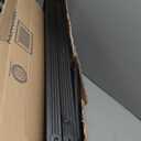 4ft Folding BBQ Table with Wing Plate, Height Adjustable Metal Table with Small Charcoal Grill, Portable Outdoor Table Removable to Two Tables (Bright Black)