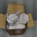 Qilery 24 Set 6 x 6 Inch Canvas Boards and Easel for Painting, Acrylic Paint Strips, Palettes, Brushes, Canvases Painting Kits for Kids Adults Artists Beginners Oil Acrylic Painting Party Favors (5.9" x 5.9")