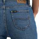 Lee Women's Legendary Straight Capri Jean (Blue, Size 16)