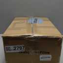 100% Natural Talalay Latex Pillow with Removable Cotton Cover, Medium Soft Queen Size Bed Pillows Provide Head Support, Helps Relieve Pressure, for Side Back Stomach Sleeper