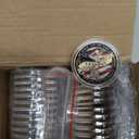 24 Pcs Military Veteran Challenge Coin United States We Stand for The Flag We Kneel for The Fallen Round Coin with Metal Christian American Flag for Collectors Military Church Souvenir Gift