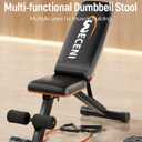 Adjustable Weight Bench,Adjustable weight bench, Multi-Functional Foldable workout Bench Press with 660 LBS Capacity, Strength Training Equipment gym for Home, Full heavy duty fitness bench gym at home.