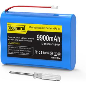 9900mAh 3.6V Battery Replacement for ADT Command Smart Security Panel ADT5AIO-1 ADT5AIO-2 ADT5AIO-3 ADT2X16AIO-2 ADT7AIO-1 2X16 AIO ADT2X16AIO-1 Battery 300-10186