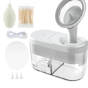 Generic New Electric Ear Water Cleaner Earwax Ear Wax Removal Irrigation System Safety Ear Washer Cleaning Adults Kids Ear Cleaner Kits, White