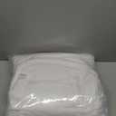 Oubonun 18 x 18 Throw Pillow Inserts - Soft, Plush & Decorative Down Alternative Pillows for Couch Sofa Bed, Machine Washable - White, Pack of 4