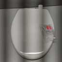 Mayfair Caswell Modern Slow Close Toilet Seat, Durable Plastic, Elongated, White