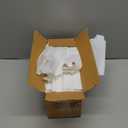 EXTRA SMALL White Unprinted HDPE T-Shirt Bags 4"x3"x10" with handles  2000 Bags  12 Microns  Perfect for Supermarkets, Grocery Shopping and Store Purchases