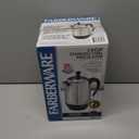 Farberware Electric Coffee Percolator, Stainless Steel Basket, Automatic Keep Warm, No-Drip Spout, 8 Cup