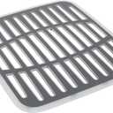 SPECTRUM Small Gray Cora Kitchen Sink Mat (12" x 12")