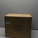 MONITO Ceramic Dinnerware 16 Pieces Dinner Set,Plates Pasta Bowls Cereal Bowls Reactive Change Glaze Dish Sets, Modern Stoneware Dishes,Gift, Creamy white