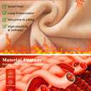 Women's Thermal Fleece Lined Tights, Translucent Skin Tone Pantyhose Style Leggings for Winter Warmth (L)